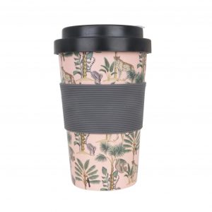 400ml Reusable Hot Cold Bamboo Coffee Cup